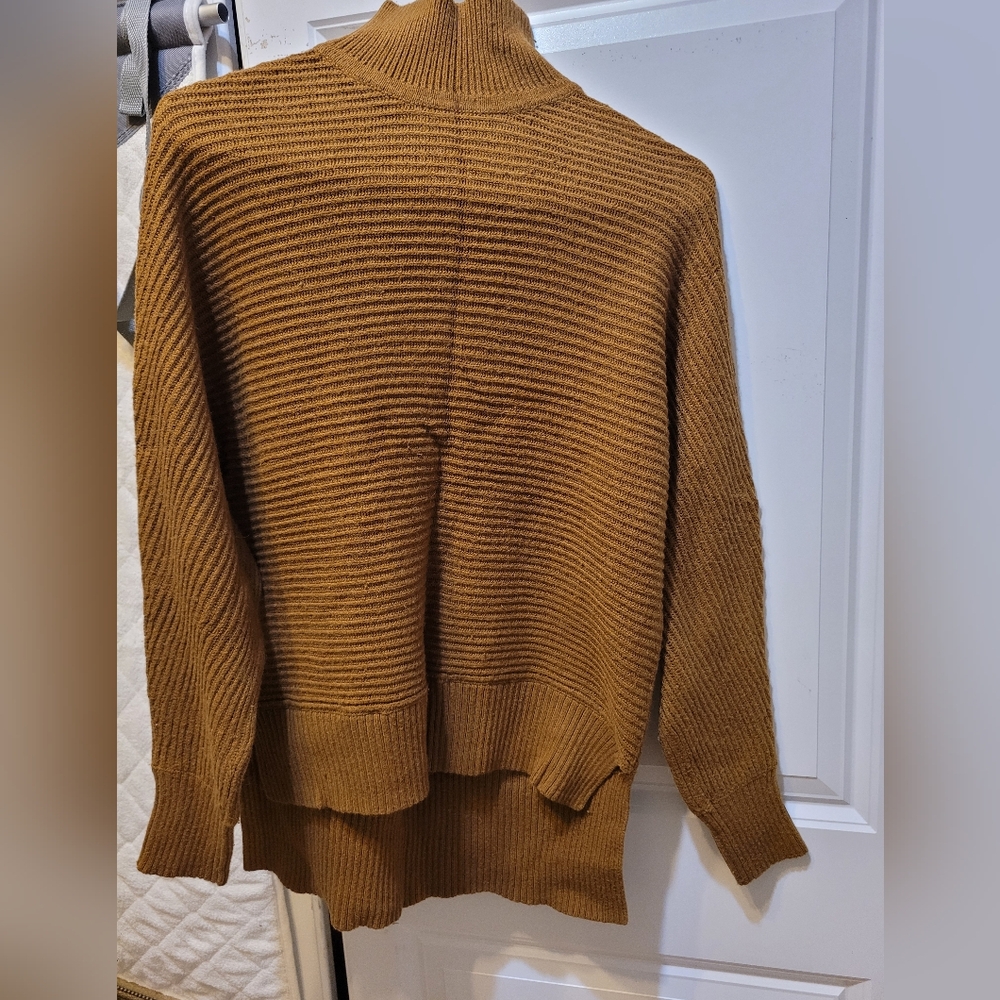 Ribbed Brown Sweater